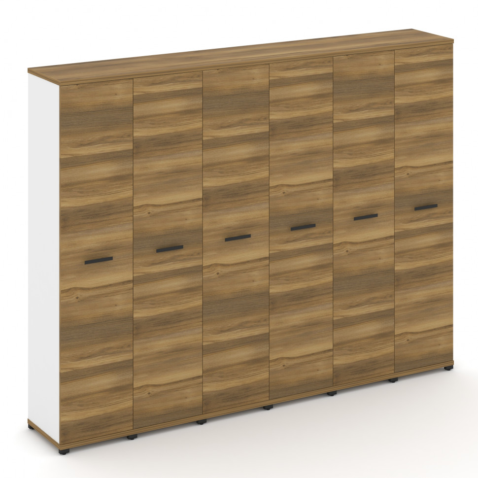 Concept Шкаф 6 узких секций, 5 ниш CN.STU-568 B Сандал Янтарный/Белый Бриллиант/Металл Черный 2500*4 Concept Шкаф 6 узких секций, 5 ниш CN.STU-568 B Сандал Янтарный/Белый Бриллиант/Металл Черный 2500*4