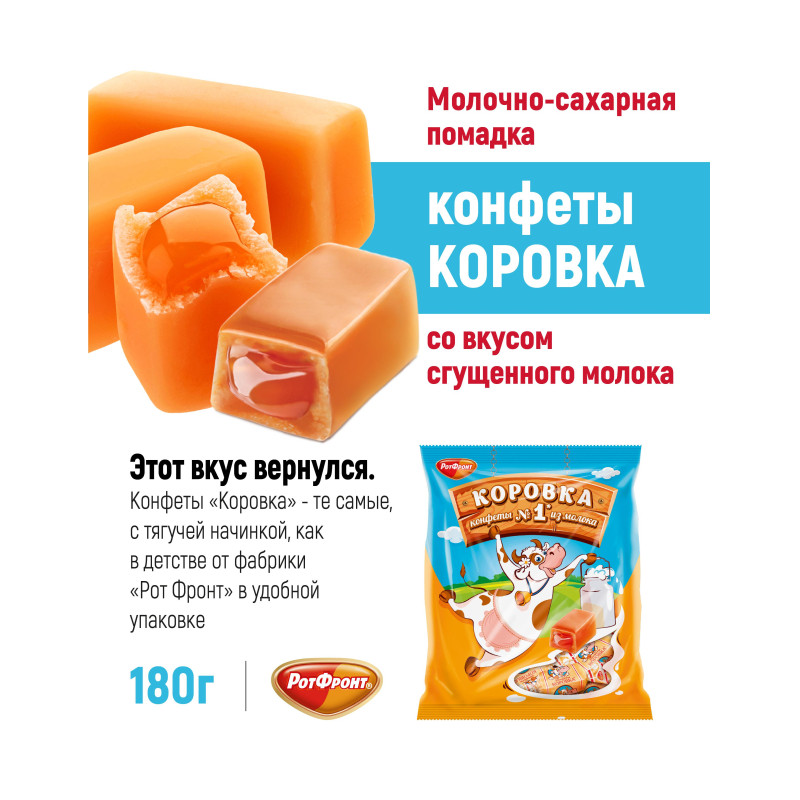 Конфеты Коровка, 180г