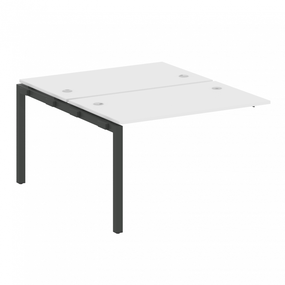 Metal System Quattro Проходной элемент рабочей станции на П-образном м/к 50БП.ПРС-СП-2.2 Белый/Метал Metal System Quattro Проходной элемент рабочей станции на П-образном м/к 50БП.ПРС-СП-2.2 Белый/Метал