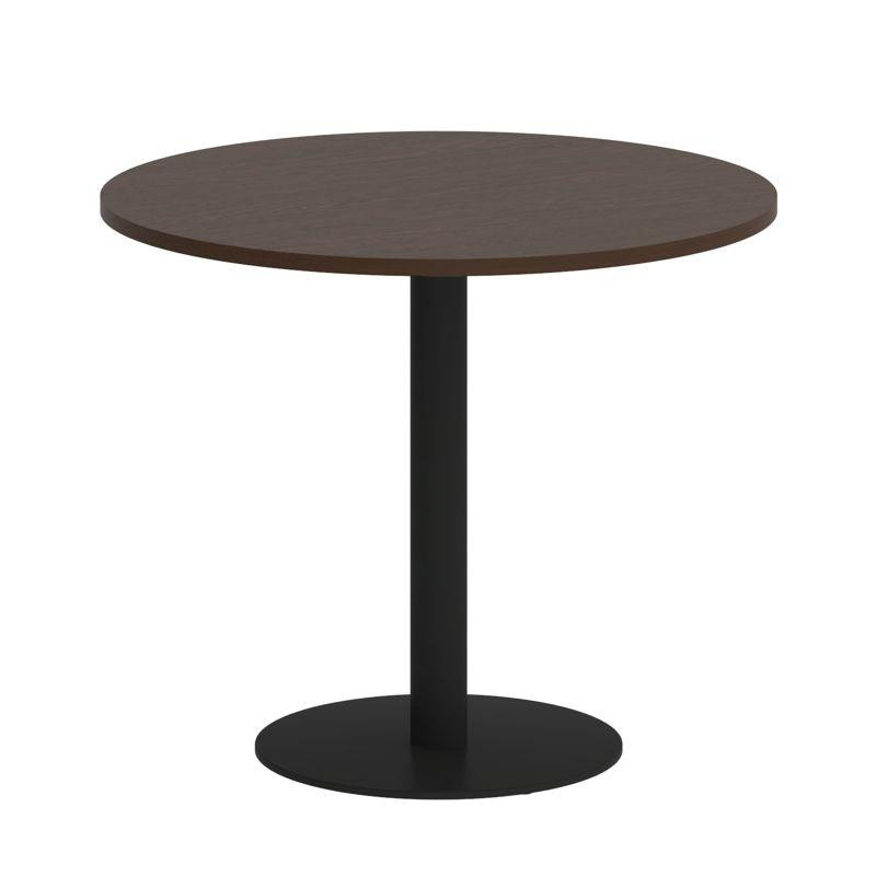 Riva Стол круглый А.СПРГ-1 Венге Цаво/Металл Черный 900*900*750