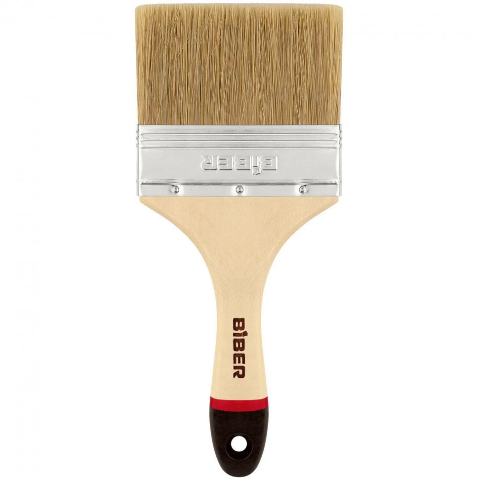 Кисть флейцевая БИБЕР 31137 Суприм натуральная щетина, 100 мм СПб