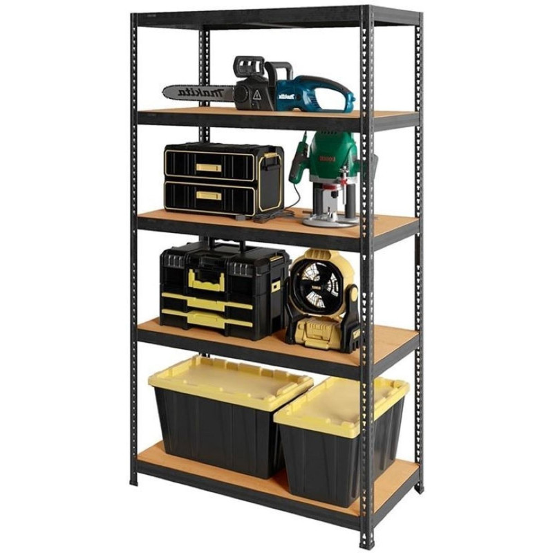 Стеллаж металлический 0MX_SBL 180KD/120x45/ 5 полок