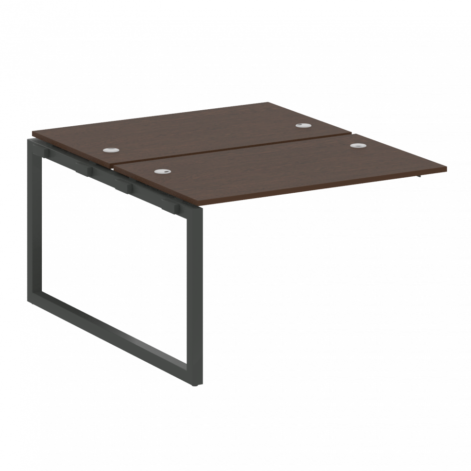 Metal System Quattro Проходной элемент рабочей станции на О-образном м/к 50БО.ПРС-СП-2.2 Венге Цаво/ Metal System Quattro Проходной элемент рабочей станции на О-образном м/к 50БО.ПРС-СП-2.2 Венге Цаво/