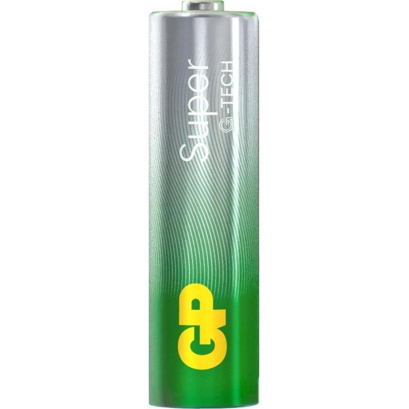 Батарейка GP Super LR06/AA 1,5V/15A алк.15AA214/4-2CRSBC8 (4+4) 8 шт/уп
