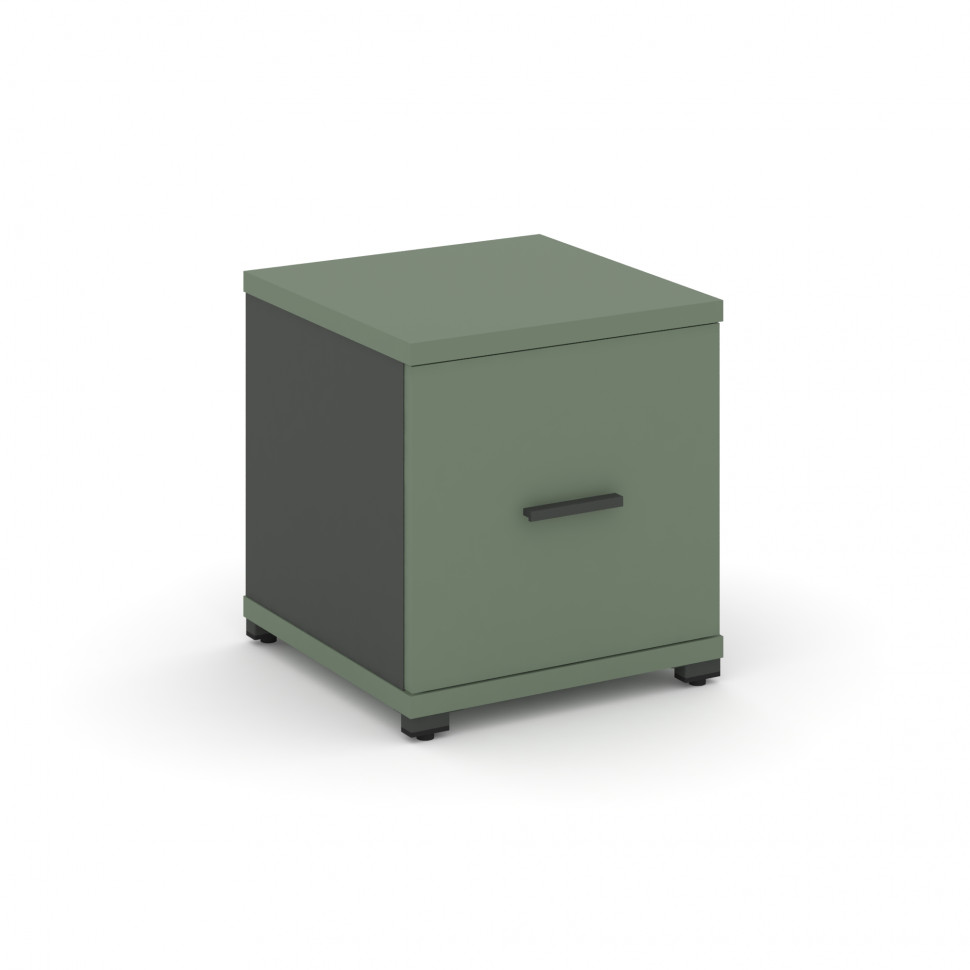 Concept Шкаф 1 узкая секция, 1 ниша CN.STU-113 A Кобо/Антрацит/Металл Антрацит 420*420*450