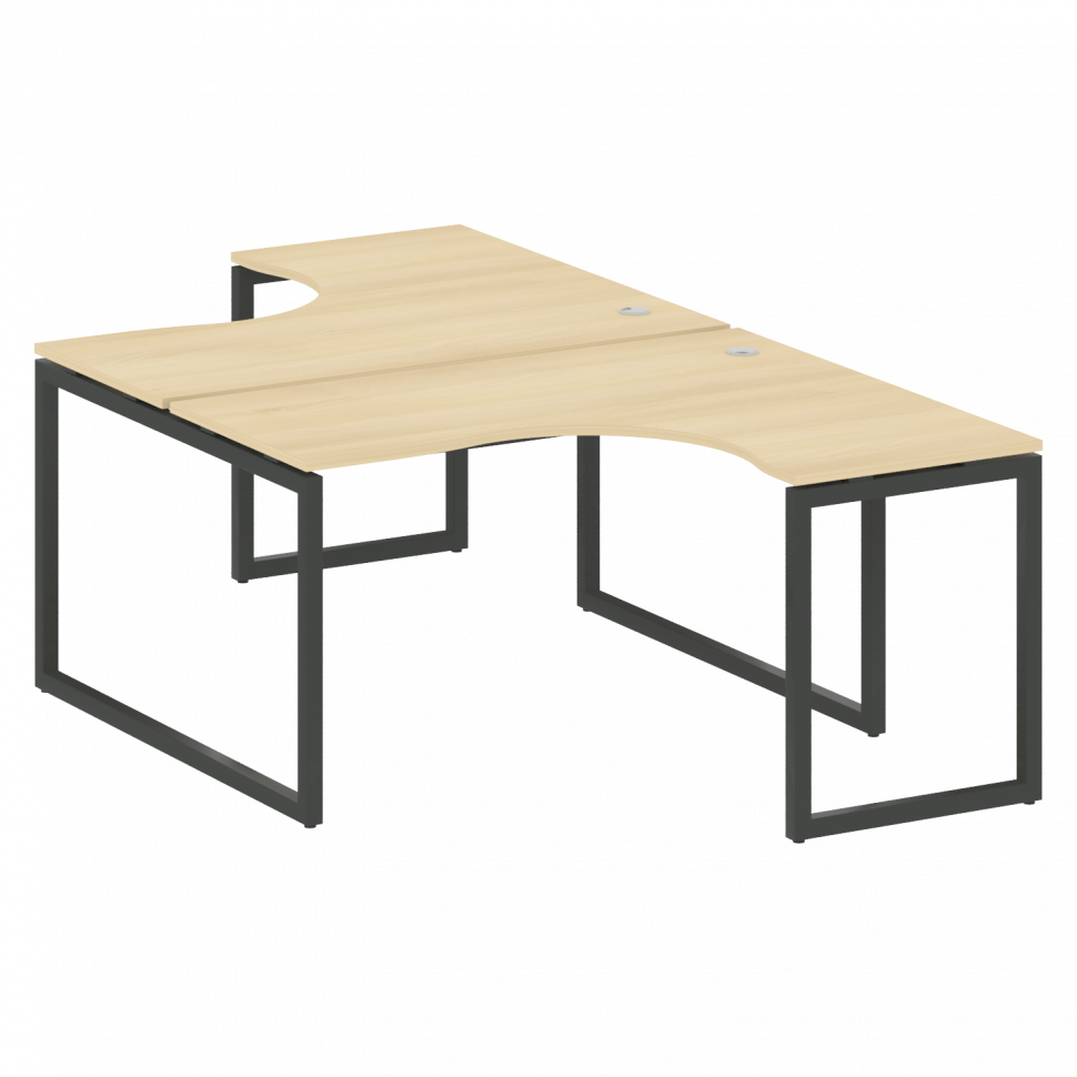 Metal System Quattro Рабочая станция криволинейная на О-образном м/к 40БО.РАС-СА-2.3 Акация Лорка/Ме Metal System Quattro Рабочая станция криволинейная на О-образном м/к 40БО.РАС-СА-2.3 Акация Лорка/Ме