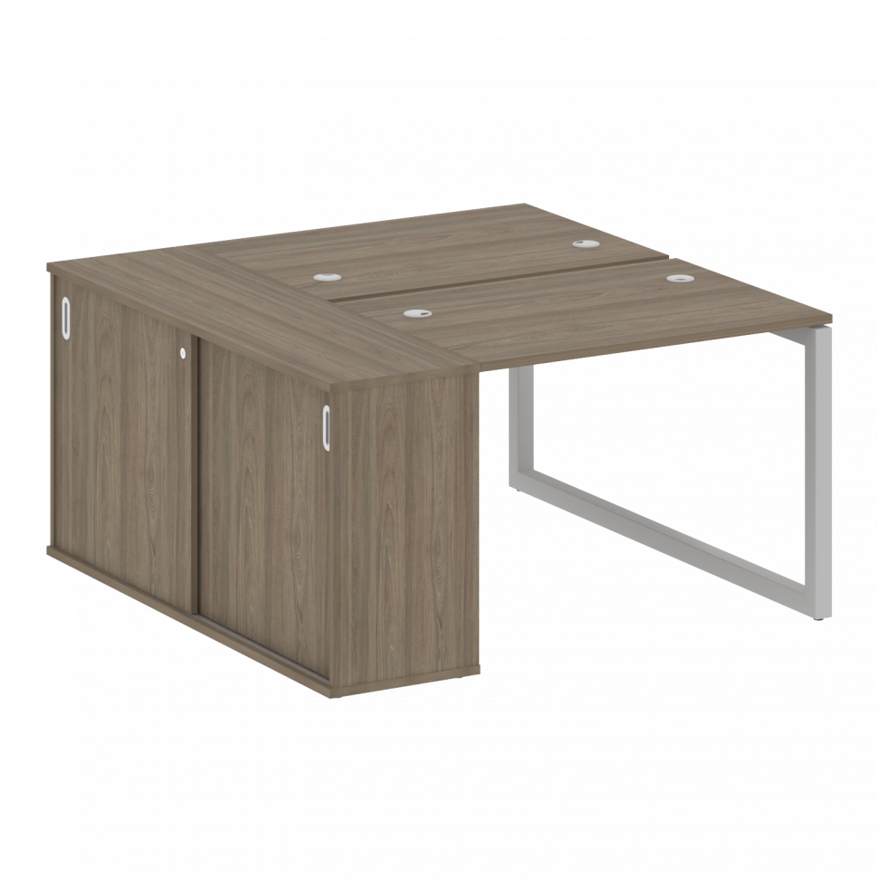 Metal System Quattro Рабочая станция с шкафом-купе на О-образном м/к 50БО.РС-СШК-1.1 Т Вяз Благородн Metal System Quattro Рабочая станция с шкафом-купе на О-образном м/к 50БО.РС-СШК-1.1 Т Вяз Благородн