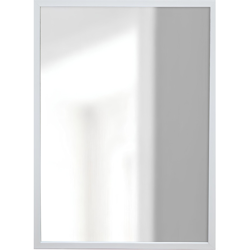 Зеркало МИР_в раме ПЛС 540х30х740 / 500х700 (365006130) белый Зеркало МИР_в раме ПЛС 540х30х740 / 500х700 (365006130) белый