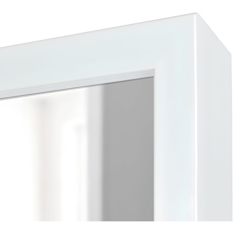 Зеркало МИР_в раме ПЛС 540х30х740 / 500х700 (365006130) белый Зеркало МИР_в раме ПЛС 540х30х740 / 500х700 (365006130) белый