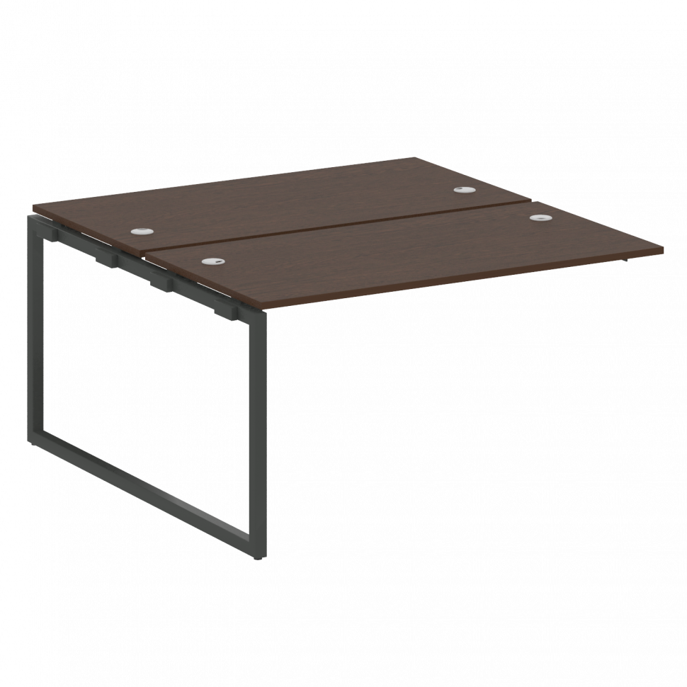 Metal System Quattro Проходной элемент рабочей станции на О-образном м/к 40БО.ПРС-СП-2.3 Венге Цаво/