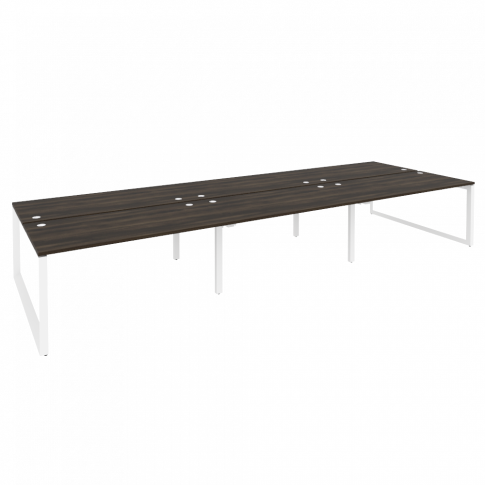 Onix Рабочая станция на О-образном м/к O.MO-D.RS-6.4.8 Дуб Мали/Металл Белый 4740*1635*750 Onix Рабочая станция на О-образном м/к O.MO-D.RS-6.4.8 Дуб Мали/Металл Белый 4740*1635*750