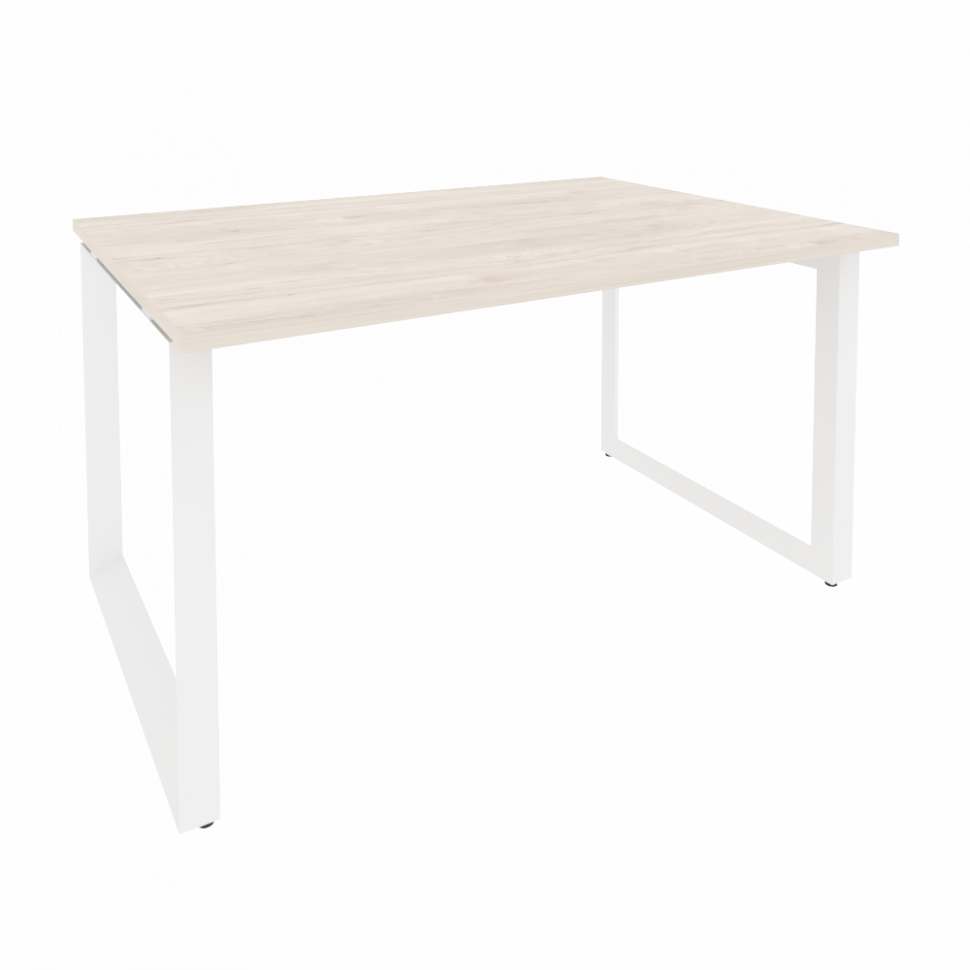 Onix Стол переговорный O.MO-PRG-1.3 Денвер Светлый/Металл Белый 1380*980*750 Onix Стол переговорный O.MO-PRG-1.3 Денвер Светлый/Металл Белый 1380*980*750