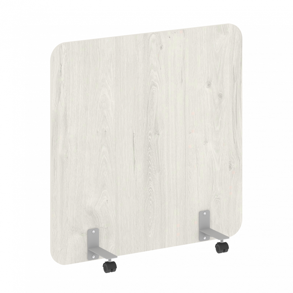 R-line Перегородка на металлических опорах, на роликах DP.R-120-120 Дуб Наварра/Металл Серый 1200*18