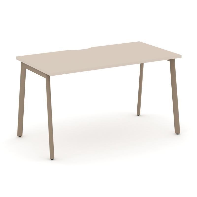 Estetica Стол письменный ES.SP-3-VP Капучино/Металл Латте 1380*730*750