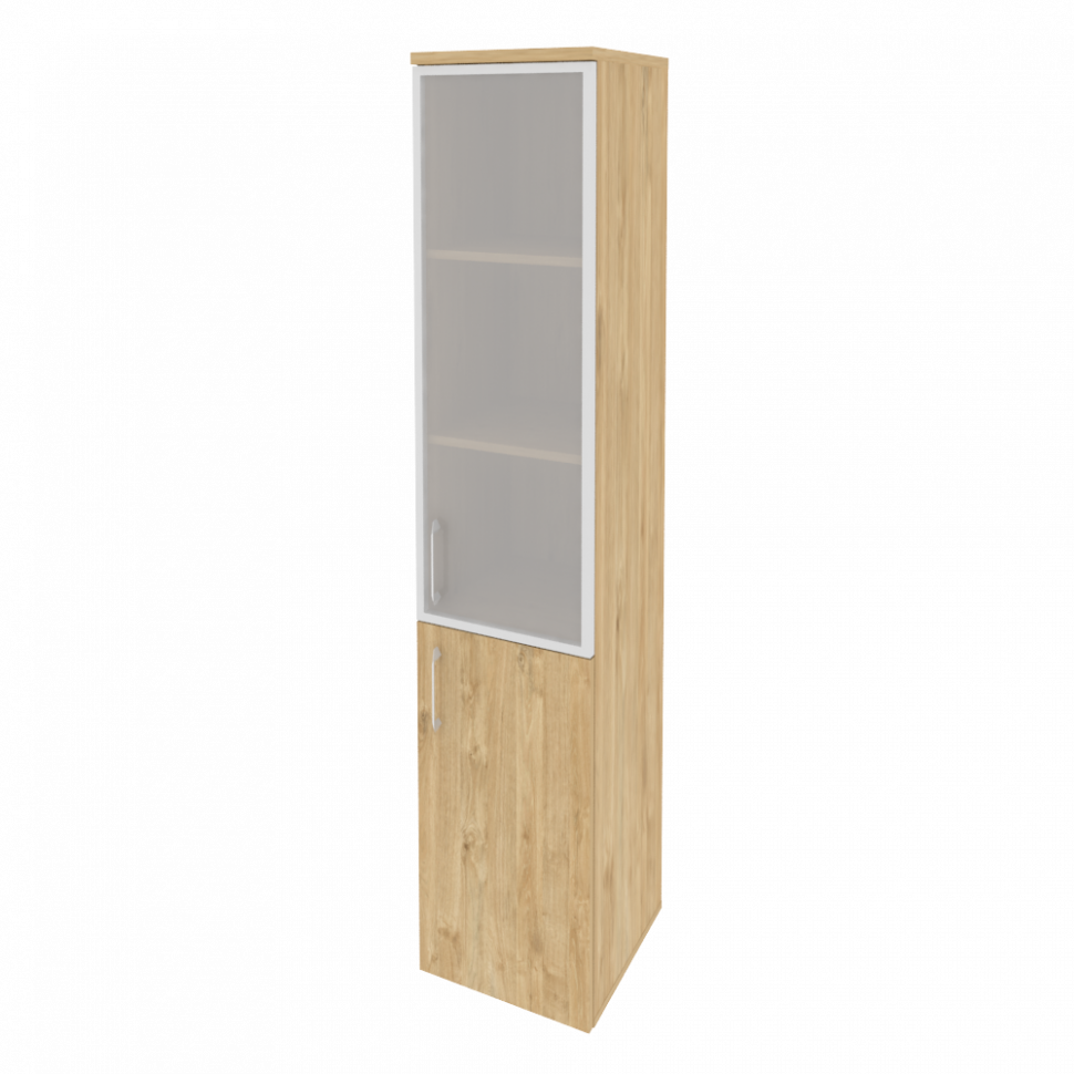 Onix Шкаф высокий узкий правый O.SU-1.2 R (R) Тиквуд Светлый 400*420*1977