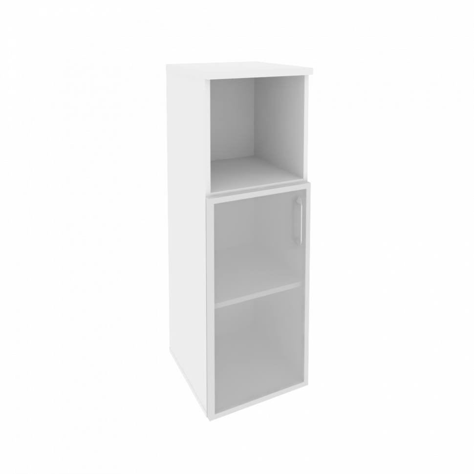 Onix Шкаф средний узкий левый O.SU-2.2 R (L) Белый Бриллиант 400*420*1207