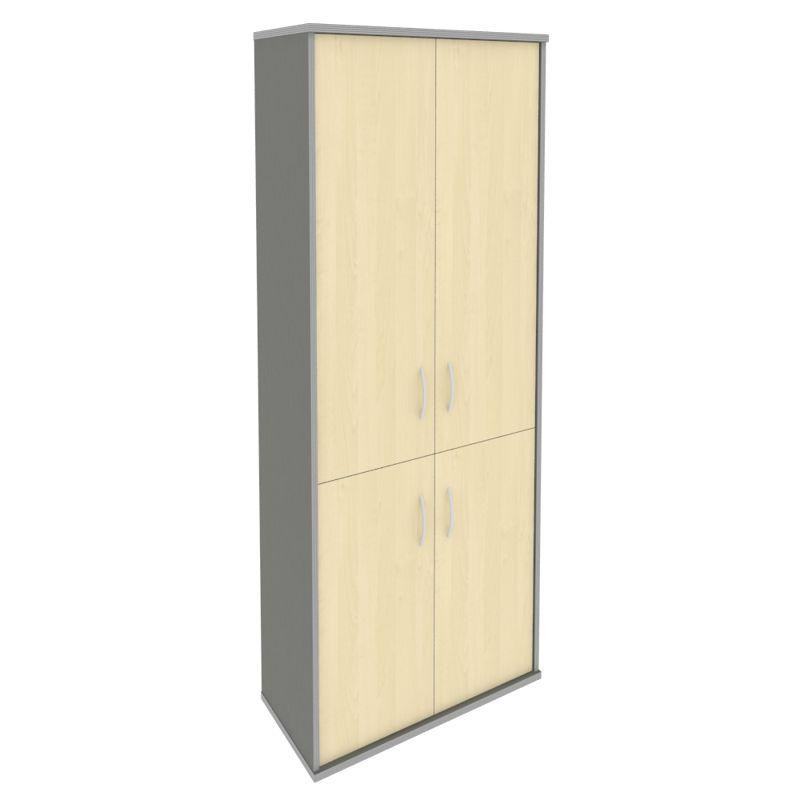 Riva Шкаф высокий широкий А.СТ-1.3 Клен Металлик NEW 770*365*1980