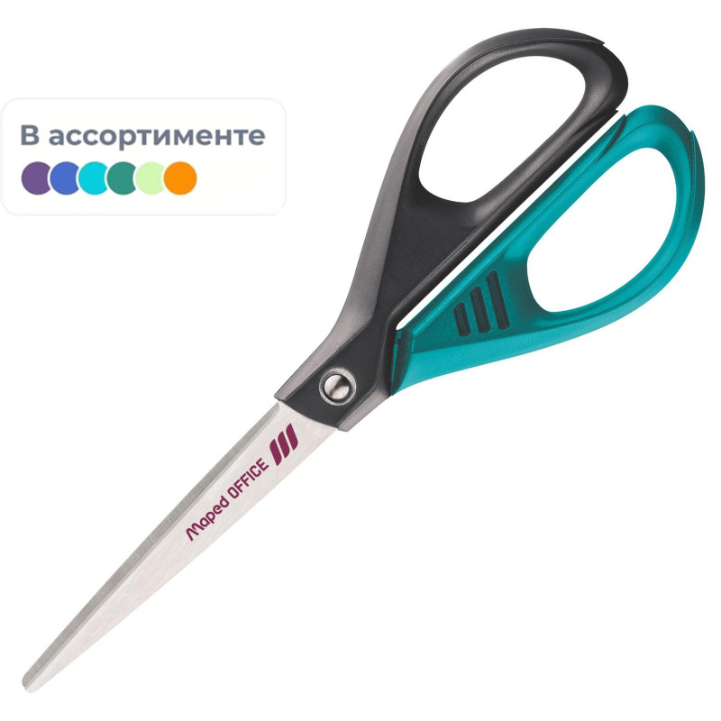 Ножницы Maped Essentials Green Deco,170мм,плас.симм.ручки,ассорти,468002 Ножницы Maped Essentials Green Deco,170мм,плас.симм.ручки,ассорти,468002