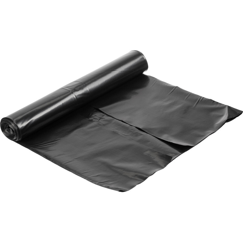 Мешки для мусора ПВД, 280л 105мкм 5шт/рул черные 90x140см