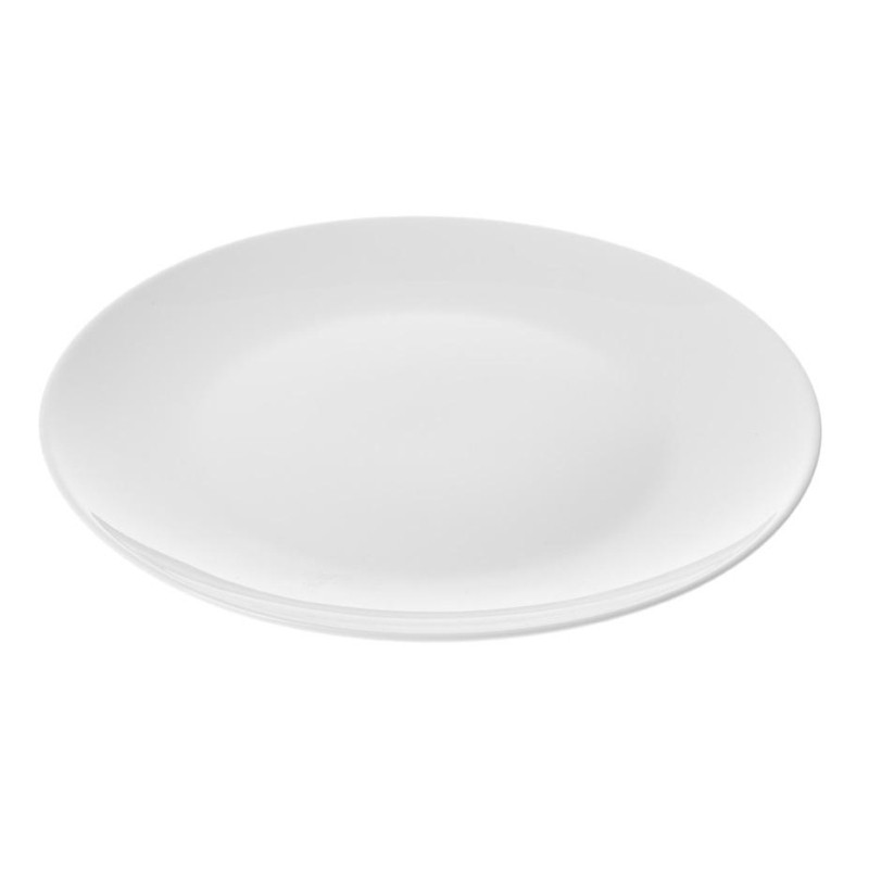Тарелка Collage без бортов D200мм, фарфор, белый , фк687