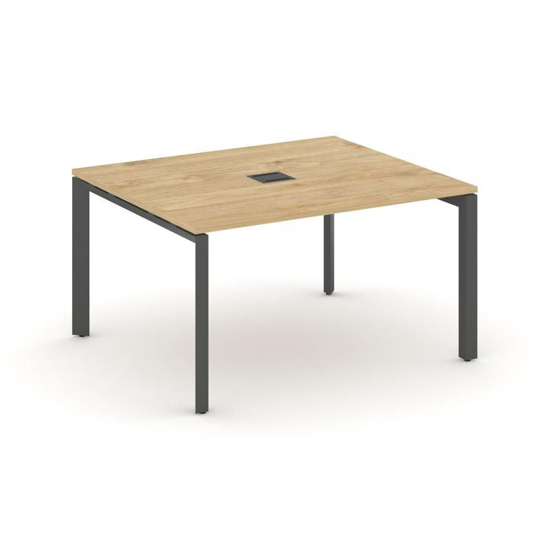 Style Project Стол переговорный SN-59P.SPRG-033 Тиквуд Светлый/Металл Антрацит 1380*1180*750