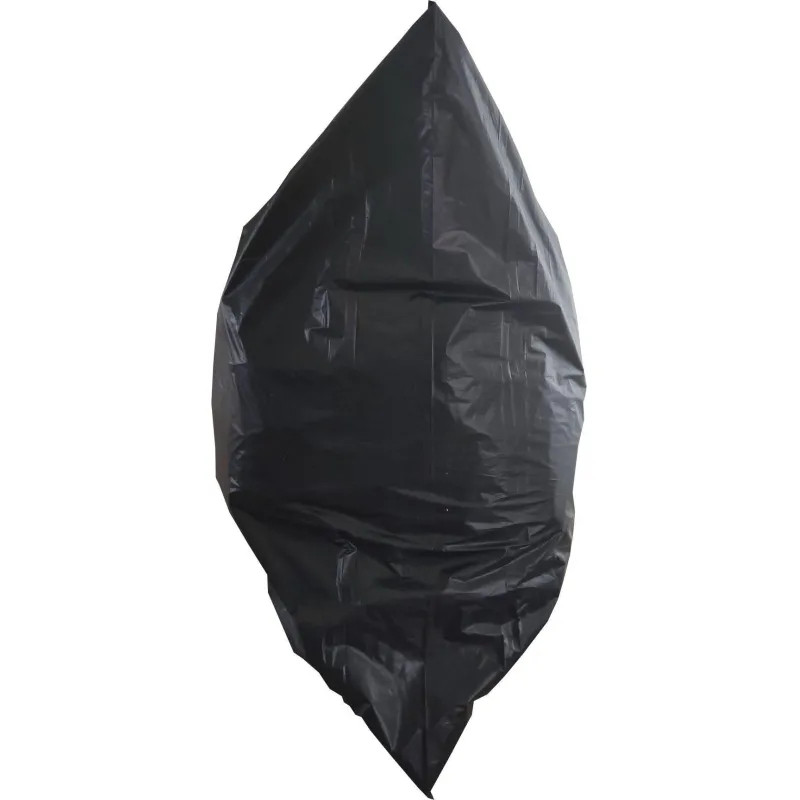 Мешки для мусора ПВД 40л 30мкм 20шт/рул черные 55х70см Luscan сзав-ми_СПБ