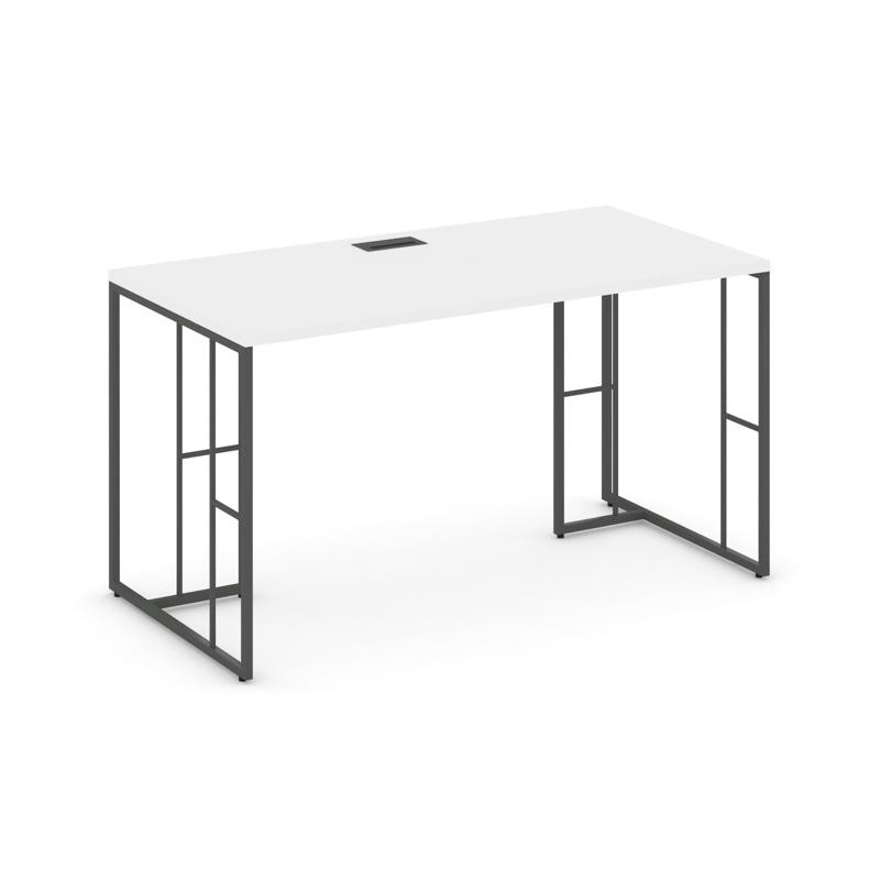 Rift Стол письменный RF.SP-003 Белый Бриллиант/Металл Антрацит 1380*600*750