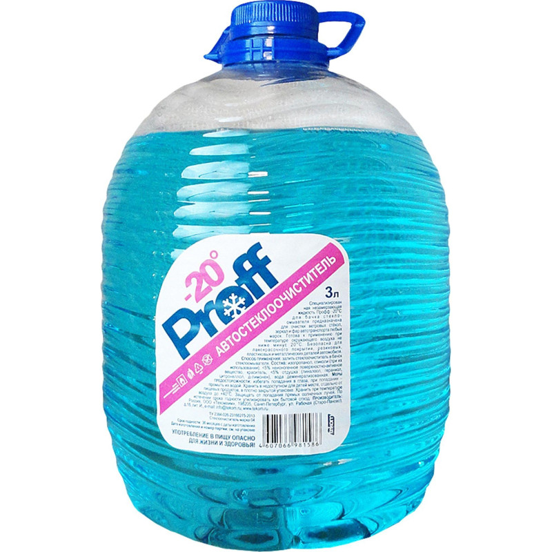 Жидкость стеклоомывающая марка 04, Proff -20С, 1/кор  СПБ