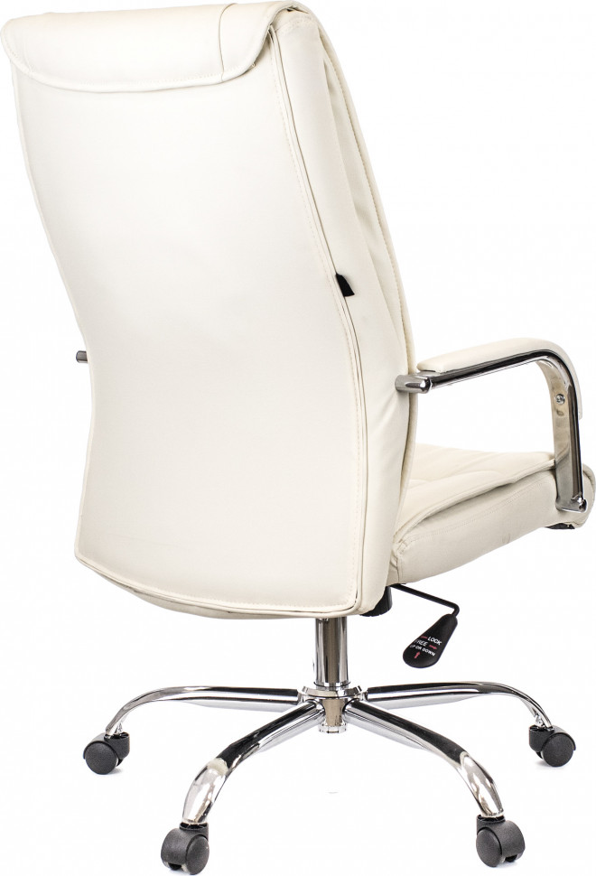 Кресло Everprof Kent (Кент) TM Экокожа Кремовый