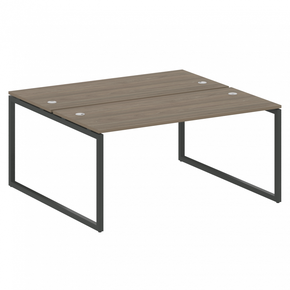 Metal System Quattro Рабочая станция на О-образном м/к 40БО.РАС-СП-2.4 Вяз Благородный/Металл Антрац Metal System Quattro Рабочая станция на О-образном м/к 40БО.РАС-СП-2.4 Вяз Благородный/Металл Антрац