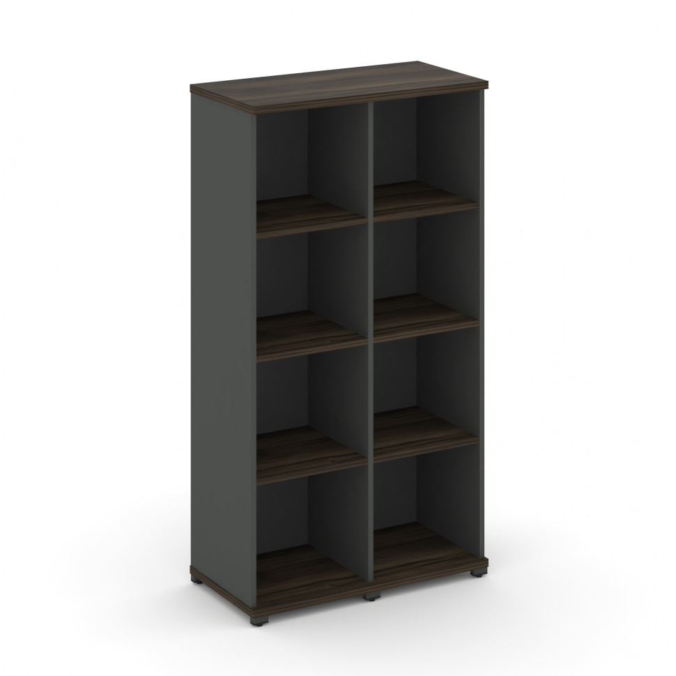 Concept Стеллаж 2 узкие секции, 4 ниши CN.STU-420 Дуб Мали/Антрацит/Металл Антрацит 836*420*1554 Concept Стеллаж 2 узкие секции, 4 ниши CN.STU-420 Дуб Мали/Антрацит/Металл Антрацит 836*420*1554