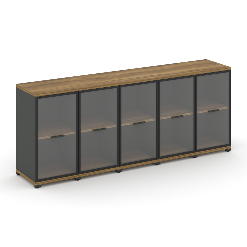 Concept Шкаф 5 узких секций, 2 ниши CN.STU-253 RPB A Сандал Янтарный/Антрацит/Металл Антрацит/Прозра Concept Шкаф 5 узких секций, 2 ниши CN.STU-253 RPB A Сандал Янтарный/Антрацит/Металл Антрацит/Прозра