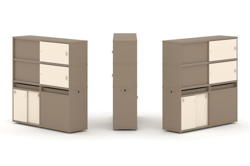 Estetica Набор №26. Тумба двойная+высокая надставка ES.NB.2V-26 Латте/Сатин 1500*410*1520 Estetica Набор №26. Тумба двойная+высокая надставка ES.NB.2V-26 Латте/Сатин 1500*410*1520