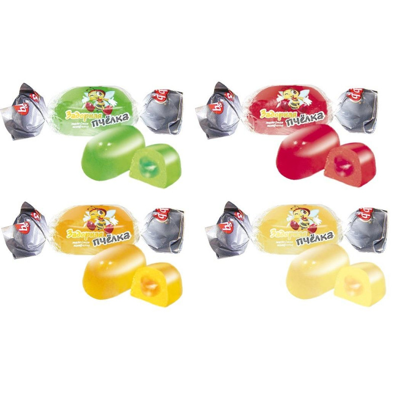 Конфеты желейные Задорная пчелка Микс, 1кг