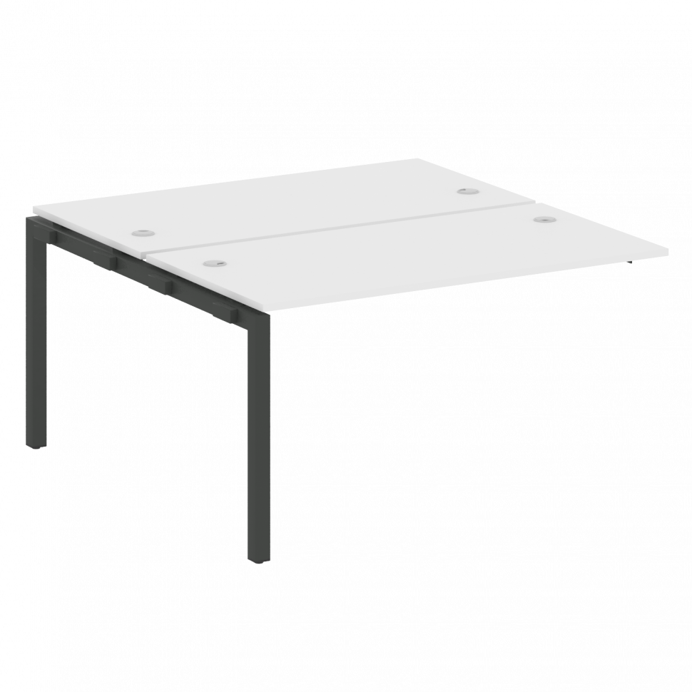 Metal System Quattro Проходной элемент рабочей станции на П-образном м/к 50БП.ПРС-СП-2.3 Белый/Метал Metal System Quattro Проходной элемент рабочей станции на П-образном м/к 50БП.ПРС-СП-2.3 Белый/Метал