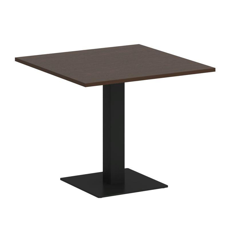 Riva Стол квадратный А.СПРГ-2 Венге Цаво/Металл Черный 900*900*750