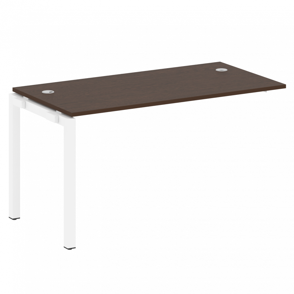 Metal System Quattro Проходной элемент рабочей станции на П-образном м/к 50БП.ПРС-СП-1.3 Венге Цаво/