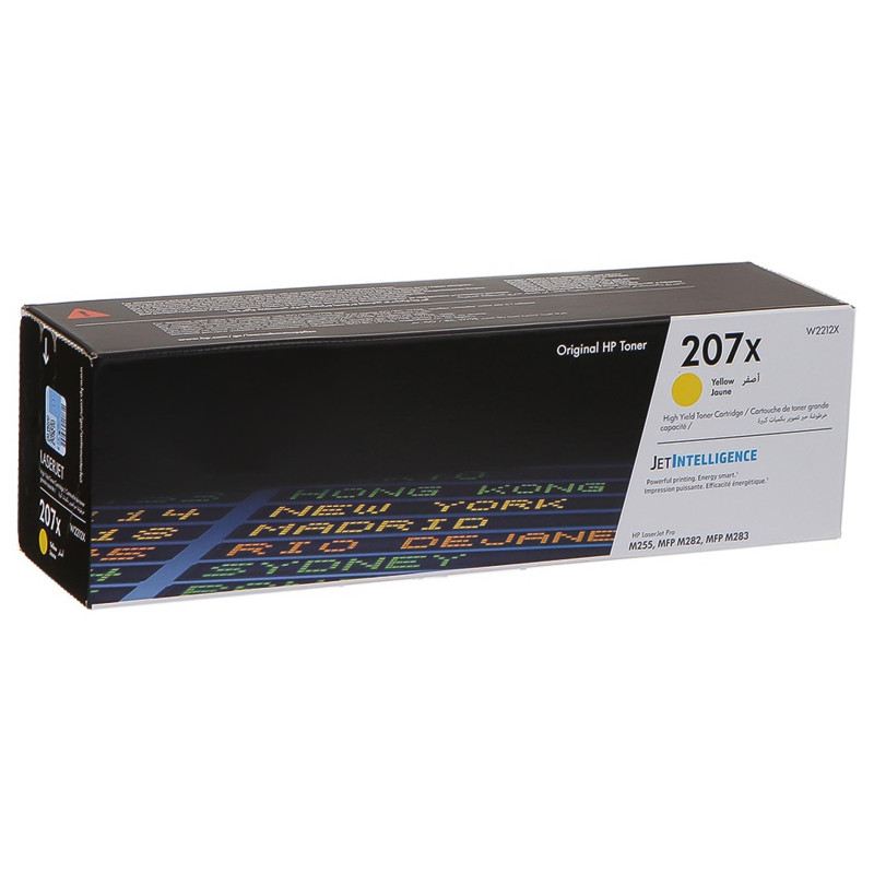 Картридж лазерный HP 207X W2212X жел.пов.емк.для LaserJet Pro M255/MFP M282