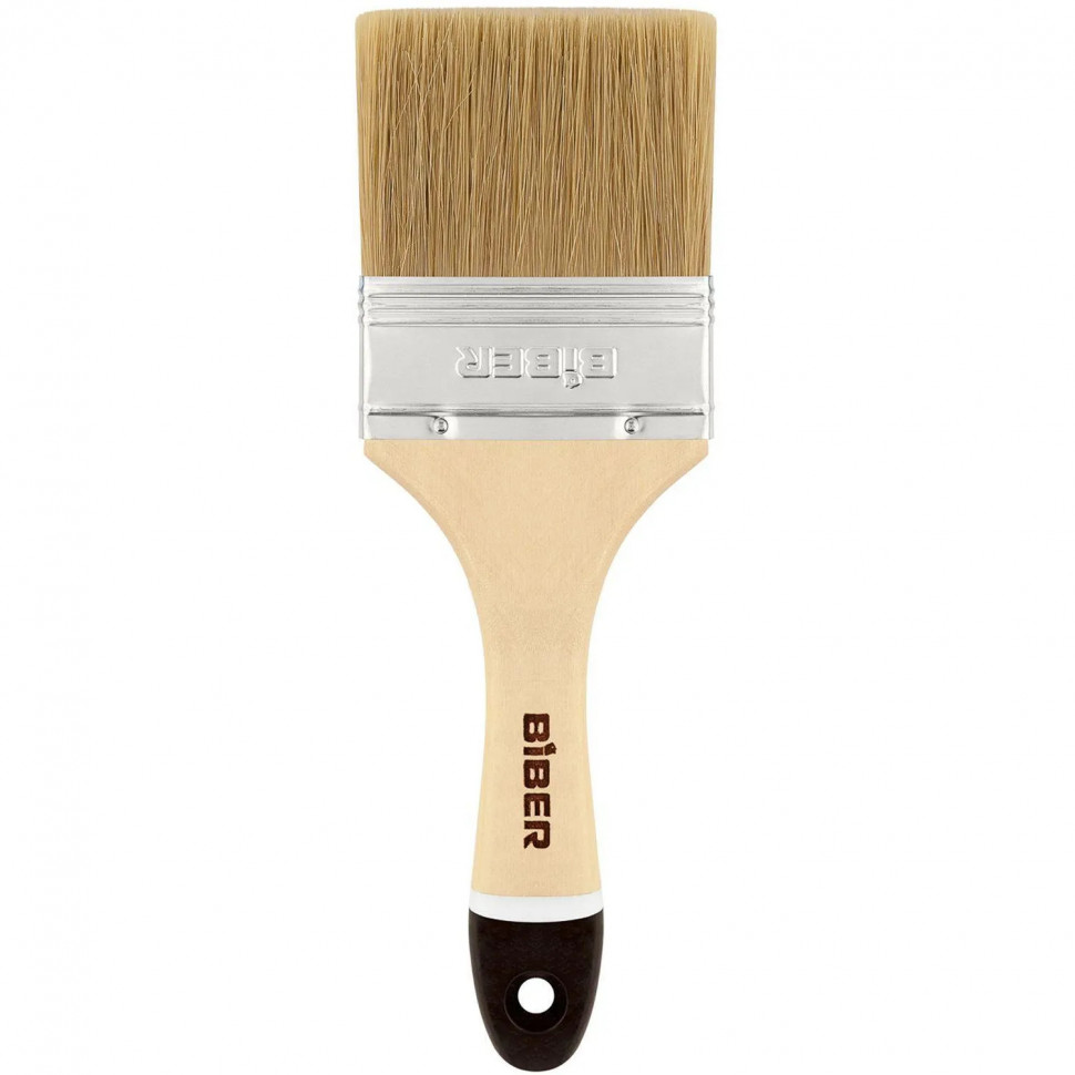 Кисть флейцевая БИБЕР 31155 Профи натуральная щетина, 75 мм СПб