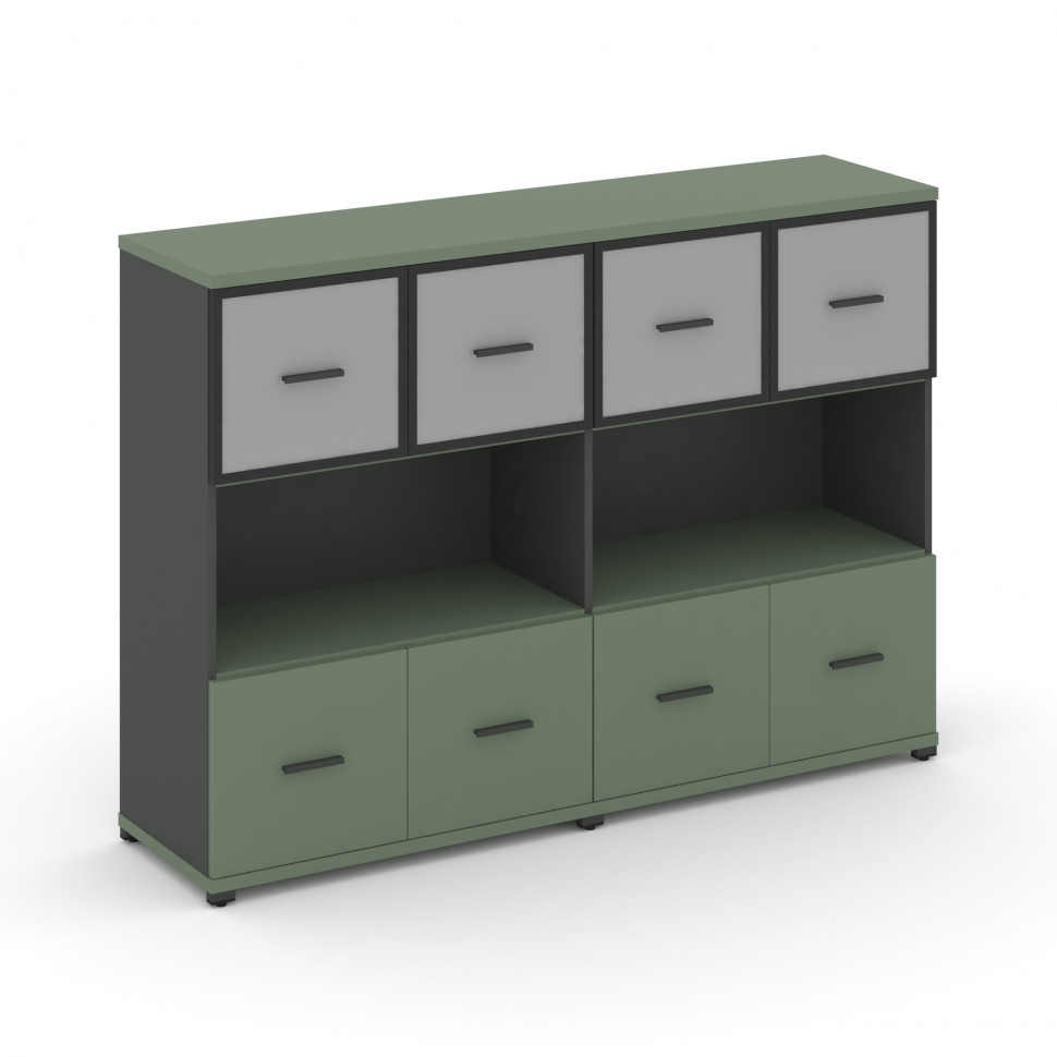 Concept Шкаф 2 широкие секции, 3 ниши CN.STS-325 RMB A Кобо/Антрацит/Металл Антрацит/Сатин 1668*420* Concept Шкаф 2 широкие секции, 3 ниши CN.STS-325 RMB A Кобо/Антрацит/Металл Антрацит/Сатин 1668*420*