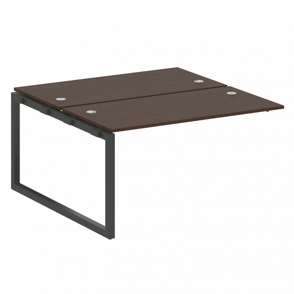 Metal System Quattro Проходной элемент рабочей станции на О-образном м/к 50БО.ПРС-СП-2.3 Венге Цаво/ Metal System Quattro Проходной элемент рабочей станции на О-образном м/к 50БО.ПРС-СП-2.3 Венге Цаво/