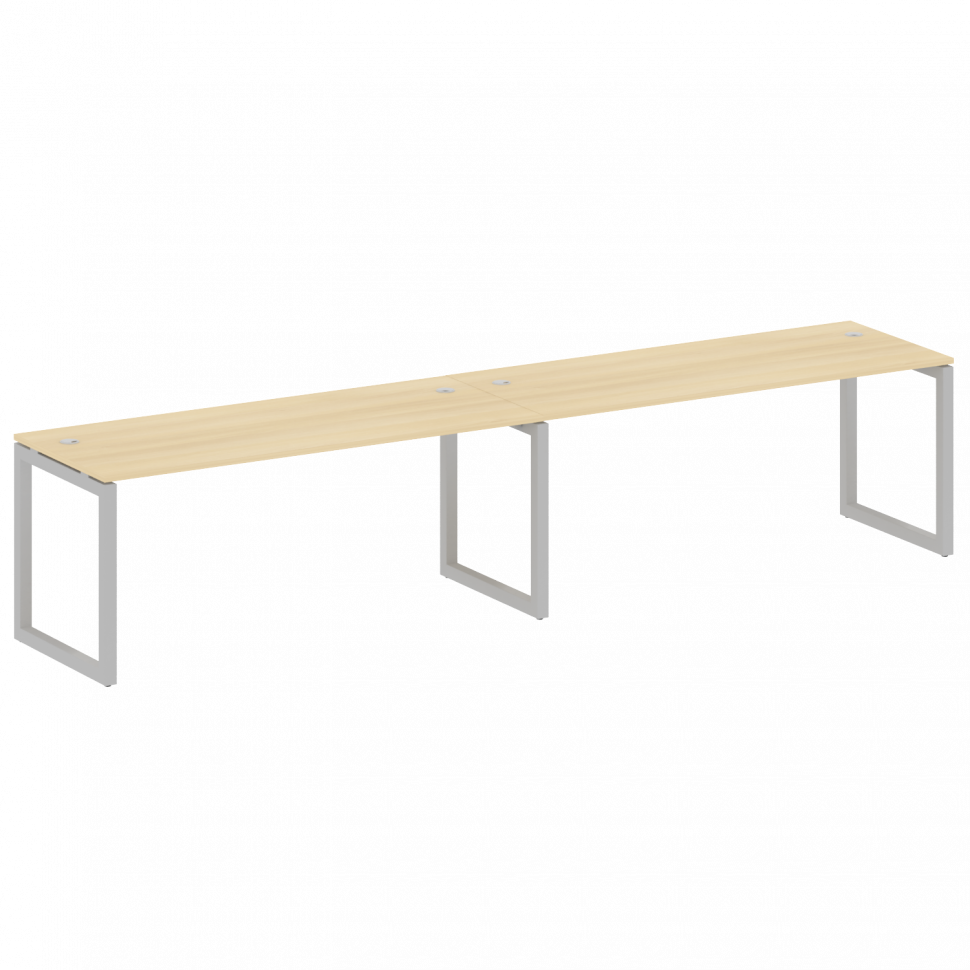 Metal System Quattro Рабочая станция на 2 места на О-образном м/к 50БО.СМ-2.5 Акация Лорка/Металл Се