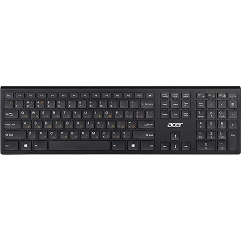 Клавиатура Acer OKR020 Wireless, черный