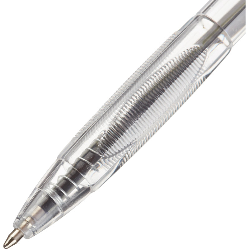 Ручка шариковая автомат. Attache Economy прозр.корп,0,7мм синий