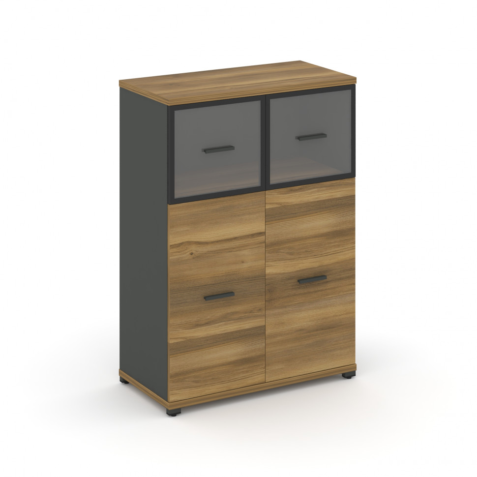 Concept Шкаф 1 широкая секция, 3 ниши CN.STS-314 RPB A Сандал Янтарный/Антрацит/Металл Антрацит/Проз