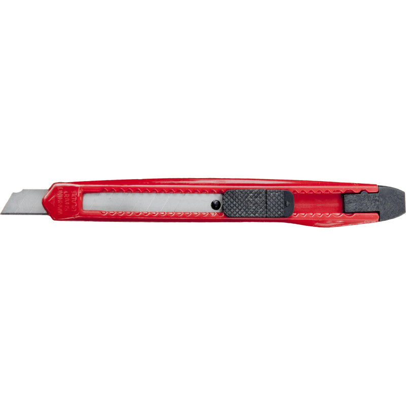 Нож канцелярский 9 мм Attache Economy  с фиксатором, полибег, цв. вассорт.