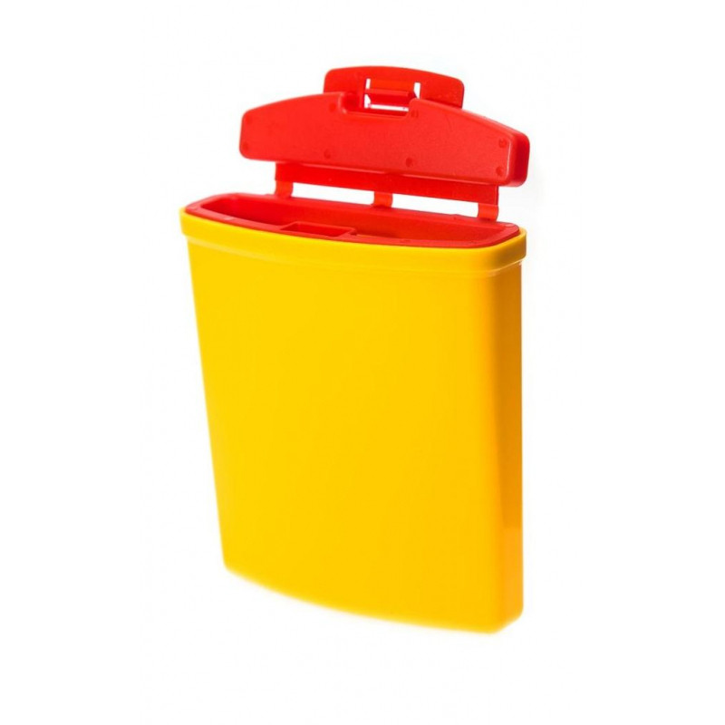 Емкость-контейнер д/сбора ост.инстр.с иглосъем.Б Жел.0,25л.100шт/уп.,СЗПИ