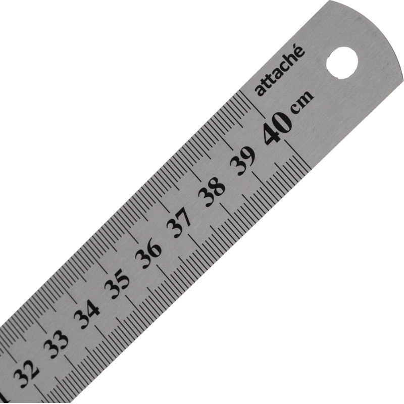 Линейка металлическая 40 см Attache