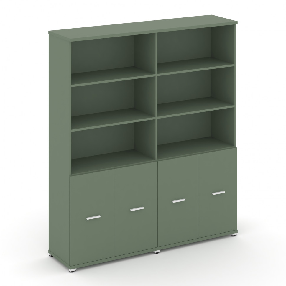 Concept Шкаф 2 широкие секции, 5 ниш CN.STS-521 W Кобо/Металл Белый 1668*420*1922 Concept Шкаф 2 широкие секции, 5 ниш CN.STS-521 W Кобо/Металл Белый 1668*420*1922