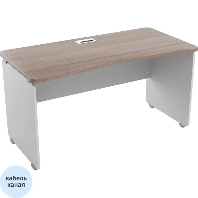 Стол письменный Easy Contour 1400х700 дуб шамони темный